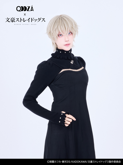 Bungo Stray Dogs x Qooza Collaboration - Nakahara Chuuya Cross Camisole Dress [Pre-Order Jul 2026]