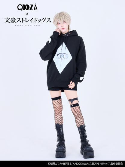 Bungo Stray Dogs x Qooza Collaboration - Nikolai G Eye Hoodie [Pre-Order Jul 2026]