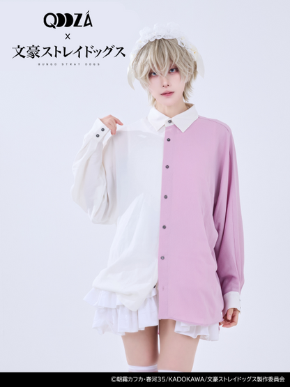 Bungo Stray Dogs x Qooza Collaboration - Sigma Bicolor Shirt [Pre-Order Jul 2026]