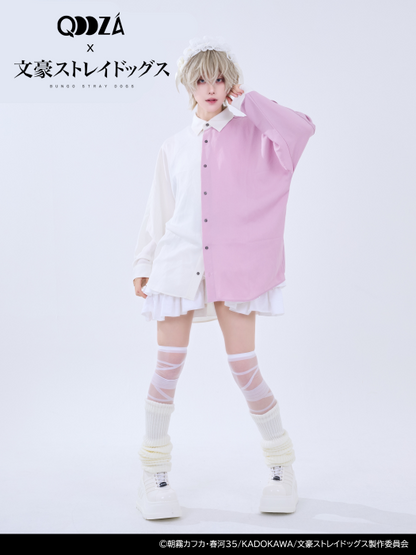 Bungo Stray Dogs x Qooza Collaboration - Sigma Bicolor Shirt [Pre-Order Jul 2026]