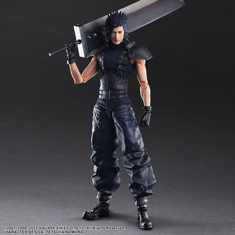 CRISIS CORE - FINAL FANTASY VII REUNION - ZACK FAIR SOLDIER 1ST CLASS PLAY ARTS KAI FIGURE