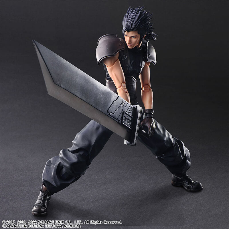 CRISIS CORE - FINAL FANTASY VII REUNION - ZACK FAIR SOLDIER 1ST CLASS PLAY ARTS KAI FIGURE