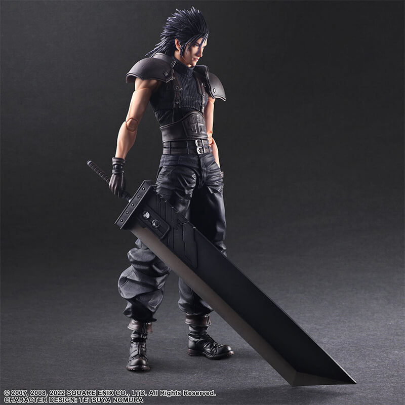 CRISIS CORE - FINAL FANTASY VII REUNION - ZACK FAIR SOLDIER 1ST CLASS PLAY ARTS KAI FIGURE