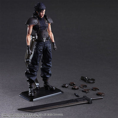 CRISIS CORE - FINAL FANTASY VII REUNION - ZACK FAIR SOLDIER 1ST CLASS PLAY ARTS KAI FIGURE