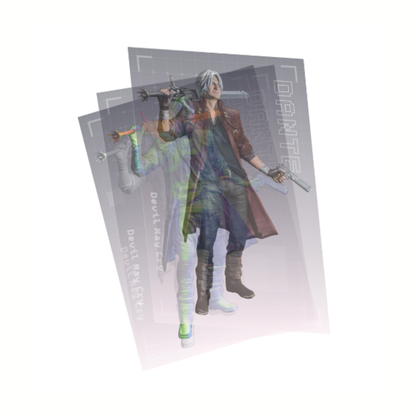 Capcom Creation Moving Hearts Across The Globe Tokyo Exhibition - Devil May Cry Dante Lenticular Postcard