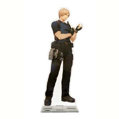 Capcom Creation Moving Hearts Across The Globe Tokyo Exhibition - Resident Evil Leon Scott Kennedy Acrylic Stand