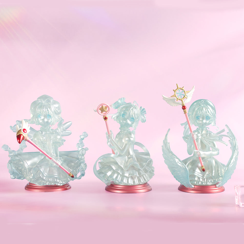 CardCaptor Sakura TaKaRaBaKo Pop-Up Shop - Ice Sculpture Style Figure Complete Set of 3 Types