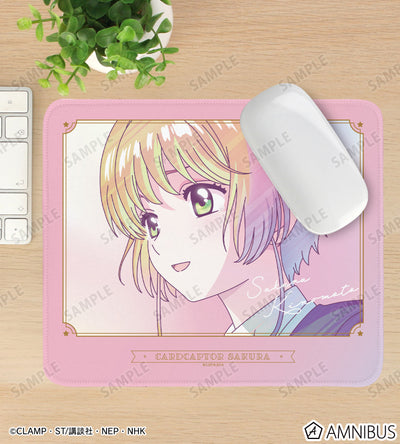 Cardcaptor Sakura Clear Card Ani-Art - Sakura Kinomoto Clear Label Mouse Pad