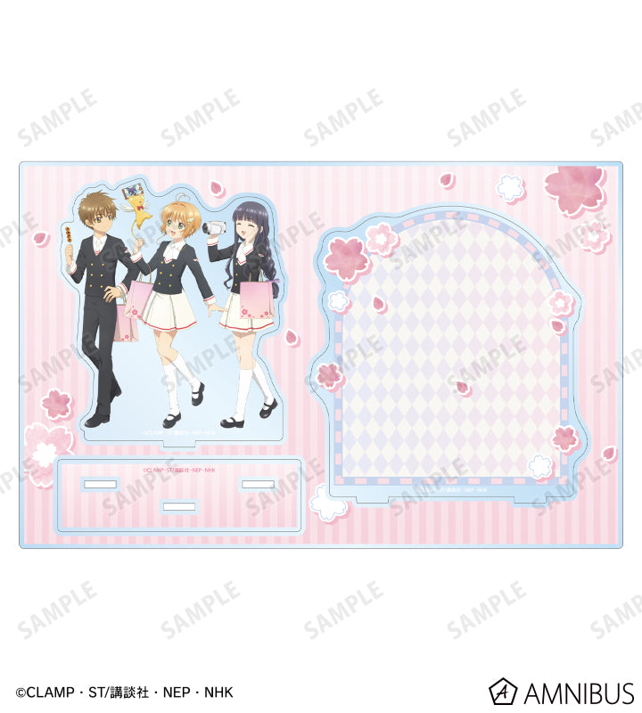 Cardcaptor Sakura Clear Card Arc Acrylic Diorama Stand - Group Photo Everyone On A Trip Ver. [Pre-Order Aug 2026]