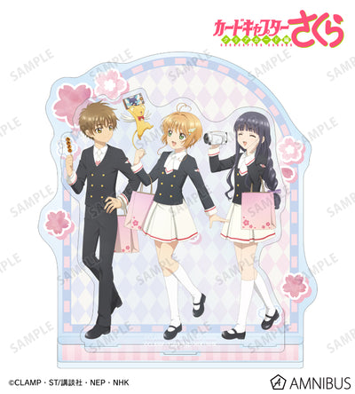 Cardcaptor Sakura Clear Card Arc Acrylic Diorama Stand - Group Photo Everyone On A Trip Ver. [Pre-Order Aug 2026]