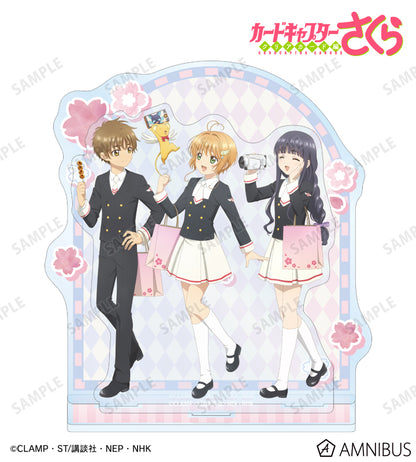 Cardcaptor Sakura Clear Card Arc Acrylic Diorama Stand - Group Photo Everyone On A Trip Ver. [Pre-Order Aug 2026]