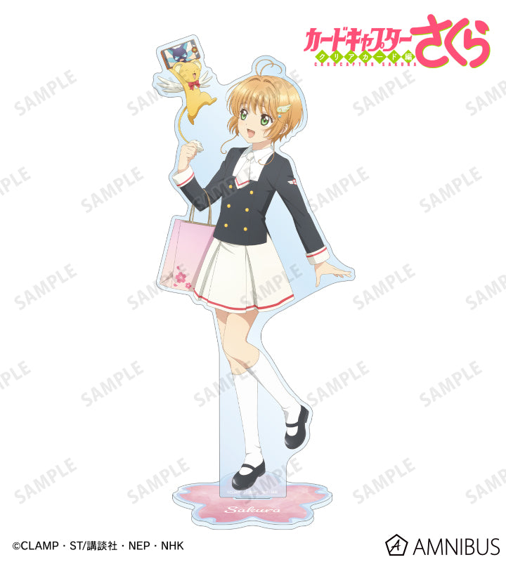 Cardcaptor Sakura Clear Card Arc Extra Large Acrylic Stand - Sakura Kinomoto & Kero-Chan Traveling Together Ver. [Pre-Order Aug 2026]