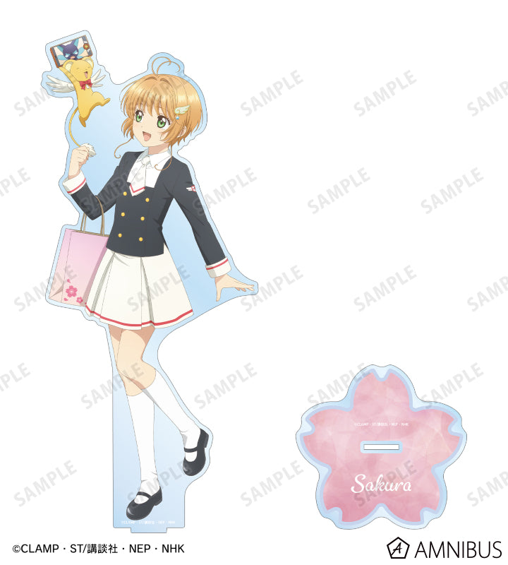 Cardcaptor Sakura Clear Card Arc Extra Large Acrylic Stand - Sakura Kinomoto & Kero-Chan Traveling Together Ver. [Pre-Order Aug 2026]