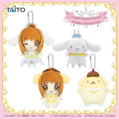 Cardcaptor Sakura X Sanrio Characters - Plush Mascots Clear Card Ver. Complete Set of 4 Types