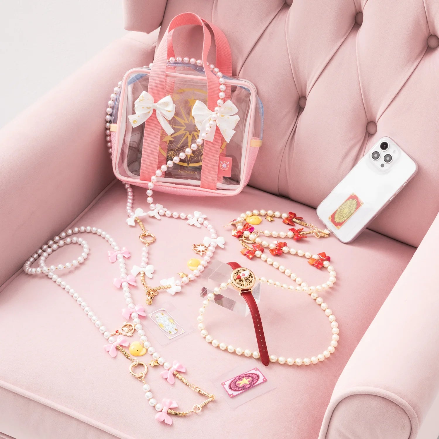 Cardcaptor Sakura Clear Card Arc - Sealing Key Model Smartphone Strap & Phone Tab Cardcaptor Sakura Clear Card Arc x SuperGroupies (3 Types)