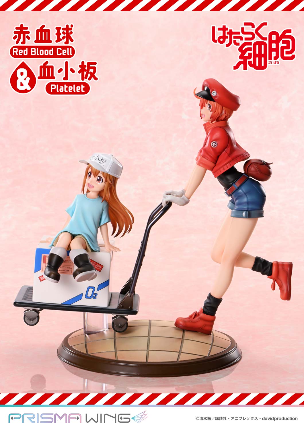 Cells at Work! Prisma Wing Figure - Red Blood Cell & Platelet [Pre-order Jan 2027]