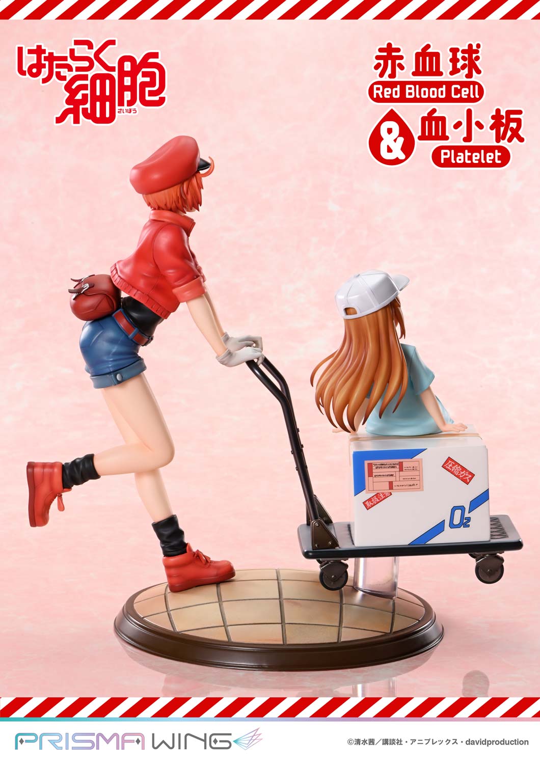 Cells at Work! Prisma Wing Figure - Red Blood Cell & Platelet [Pre-order Jan 2027]