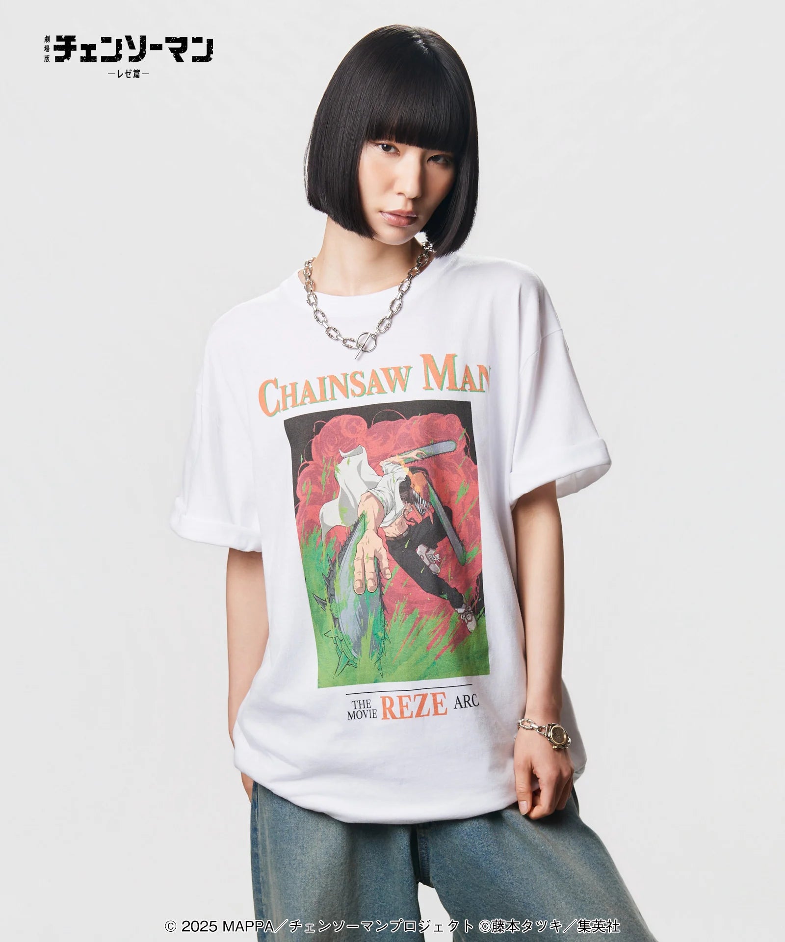Chainsaw Man Reze Arc The Movie x glamb - Chainsaw Man T-Shirt (2 Types) [Pre-Order Sep 2026]