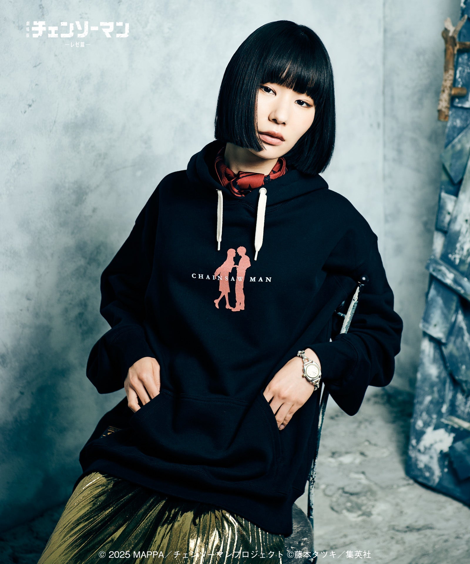 Chainsaw Man Reze Arc The Movie x glamb - Denji & Makima Hoodie [Pre-Order Sep 2026]