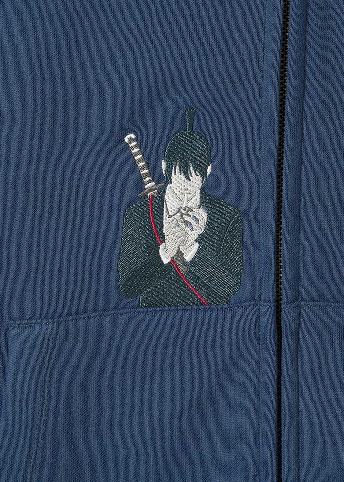 Chainsaw Man X Graniph Fashion Collection - Aki Fleece Zip Hoodie