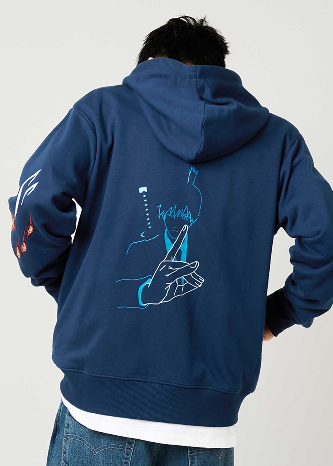 Handmade akiページ Chainsaw Man X Graniph Fashion Collection - Aki Fleece Zip Hoodie