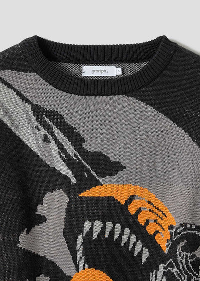 Chainsaw Man X Graniph Fashion Collection - Chainsaw Man Shout Jacquard Knit [Pre-Order Dec 2025]