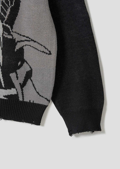 Chainsaw Man X Graniph Fashion Collection - Chainsaw Man Shout Jacquard Knit [Pre-Order Dec 2025]