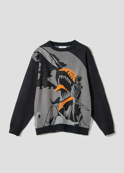 Chainsaw Man X Graniph Fashion Collection - Chainsaw Man Shout Jacquard Knit [Pre-Order Dec 2025]