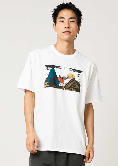 Chainsaw Man X Graniph Fashion Collection - Denji and Pochita T-shirt [Pre-order Dec 2025]