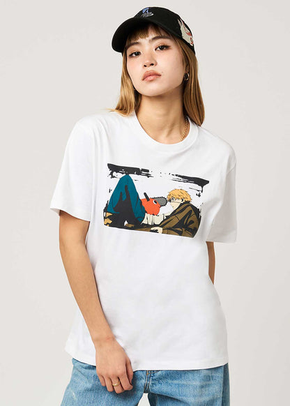 Chainsaw Man X Graniph Fashion Collection - Denji and Pochita T-shirt [Pre-order Dec 2025]