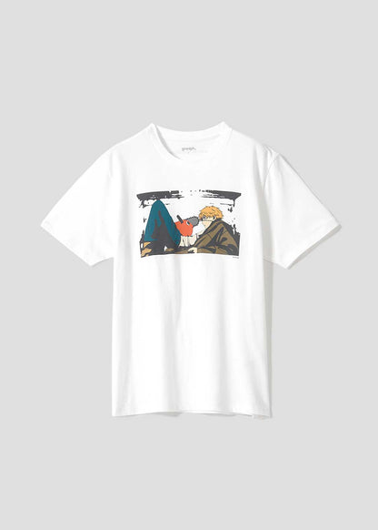 Chainsaw Man X Graniph Fashion Collection - Denji and Pochita T-shirt [Pre-order Dec 2025]