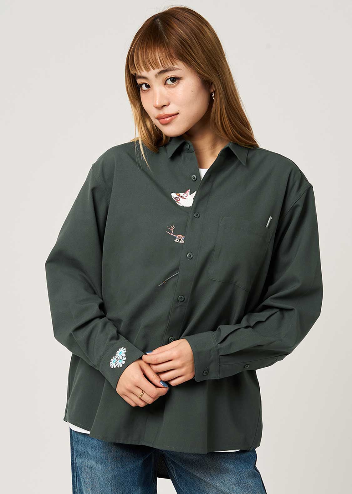 Chainsaw Man X Graniph Fashion Collection - Easy Revenge Loose Shirt [Pre-Order Dec 2025]