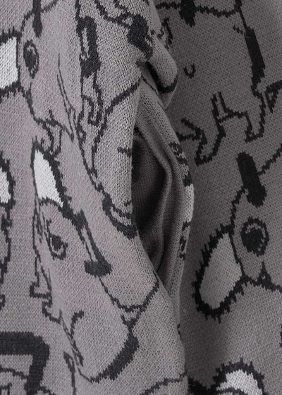 Chainsaw Man X Graniph Fashion Collection - Pochita Pattern Jacquard Cardigan [Pre-Order Dec 2025]