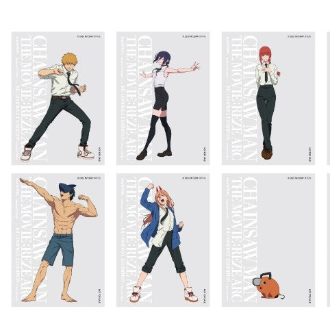 Chainsaw Man Big Good Will Exhibition - Original KV Art Card Second Edition Complete Set of 10