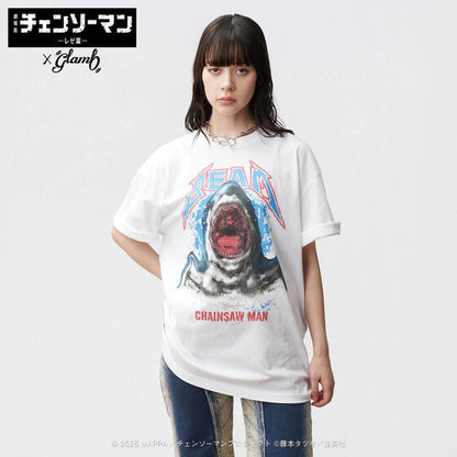 Chainsaw Man Reze Arc The Movie x Glamb - Beam T-shirt White [Pre-Order December 2025]