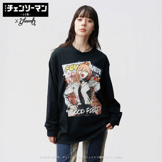 Chainsaw Man Reze Arc The Movie x Glamb - Power Cutsew Black [Pre-Order December 2025]