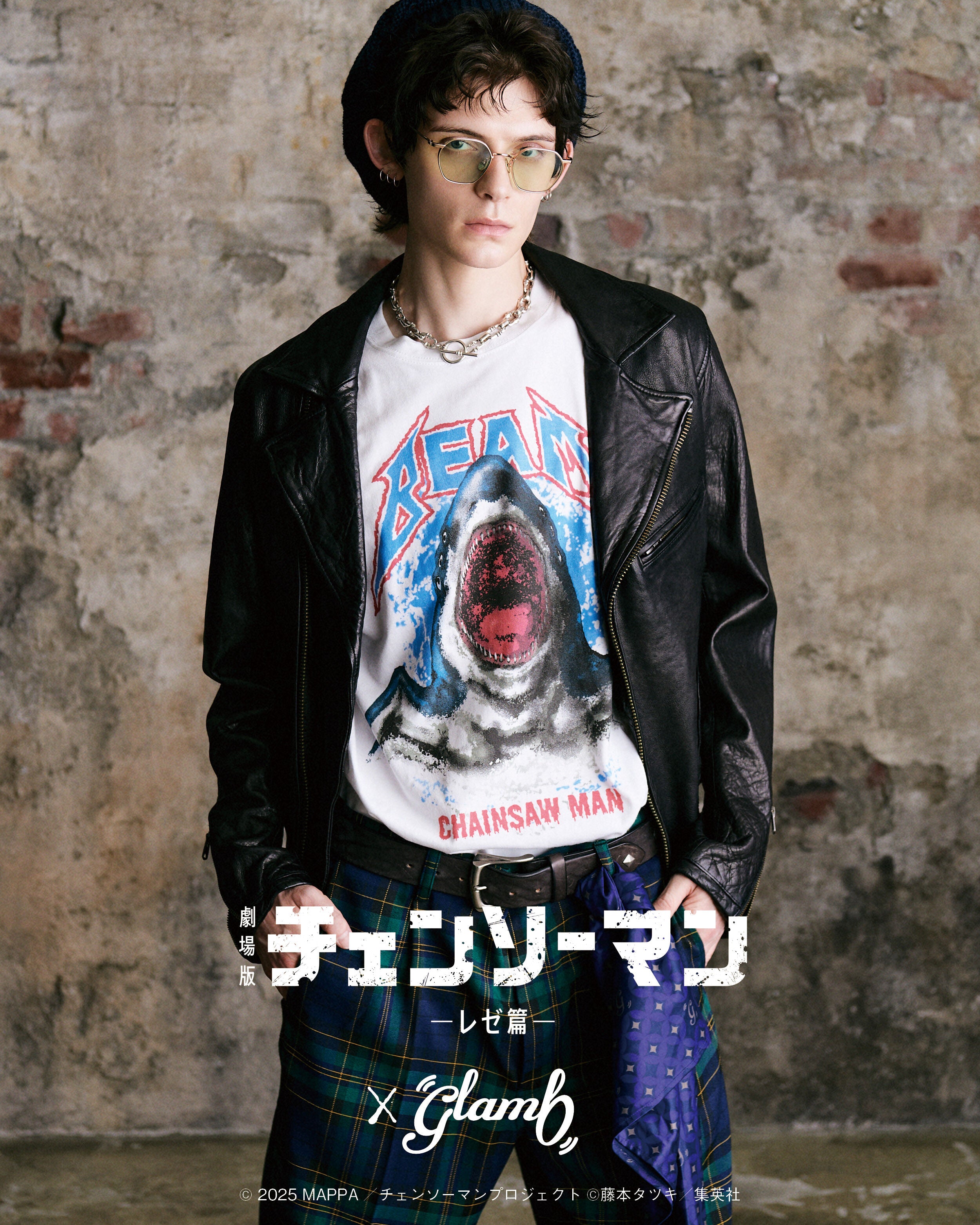 Chainsaw Man Reze Arc The Movie x Glamb - Beam T-shirt White [Pre-Order December 2025]