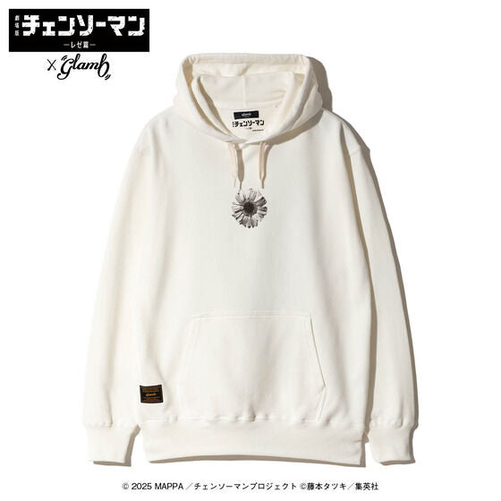 Chainsaw Man Reze Arc The Movie x glamb - Reze Hoodie White [Pre-Order December 2025]