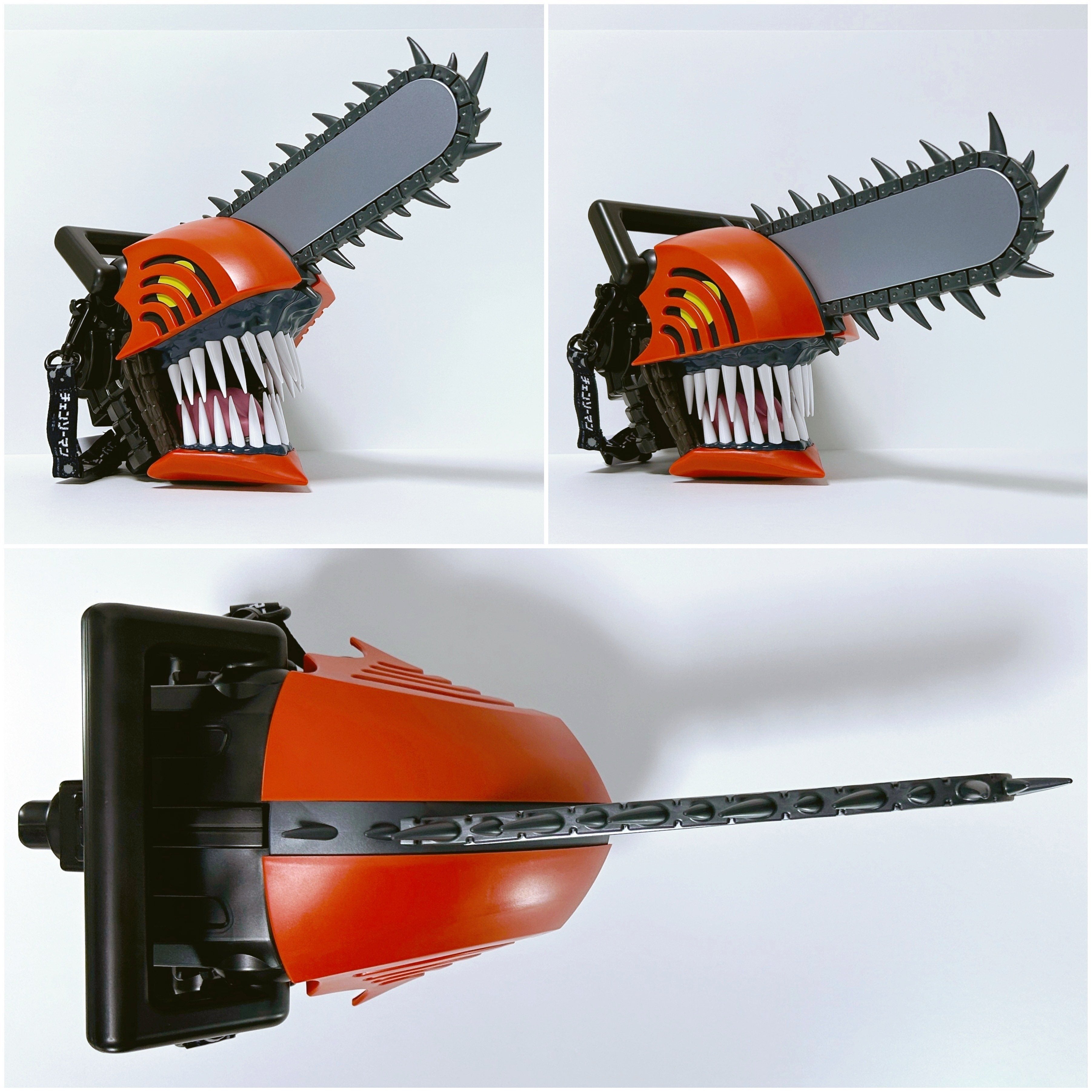 Chainsaw Man head-shaped popcorn box