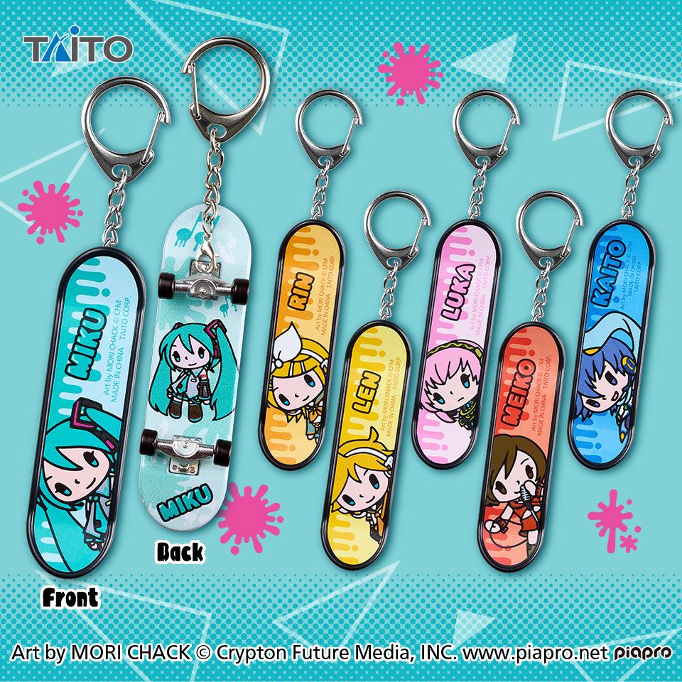 [Special Bundle] Chucks GP x Hatsune Miku - Miniature Skateboard Keychain Complete Set of 6 Types