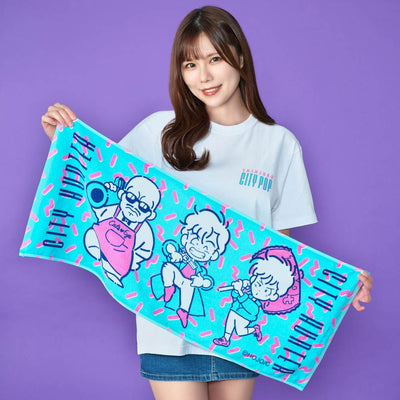 City Hunter Shinjuku City Pop Pop-Up Shop - Fancy Face Towel