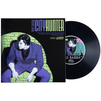 City Hunter Shinjuku City Pop Pop-Up Shop - Vinyl Record Coaster (4 Types)