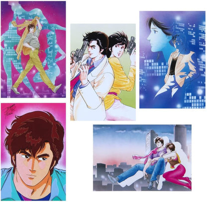 City Hunter Shinjuku City Pop Pop-Up Shop - 5 Postcards Set