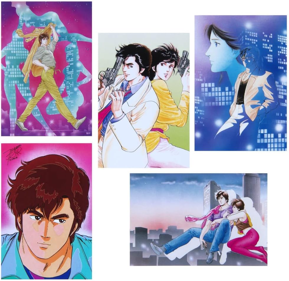 City Hunter Shinjuku City Pop Pop-Up Shop - 5 Postcards Set