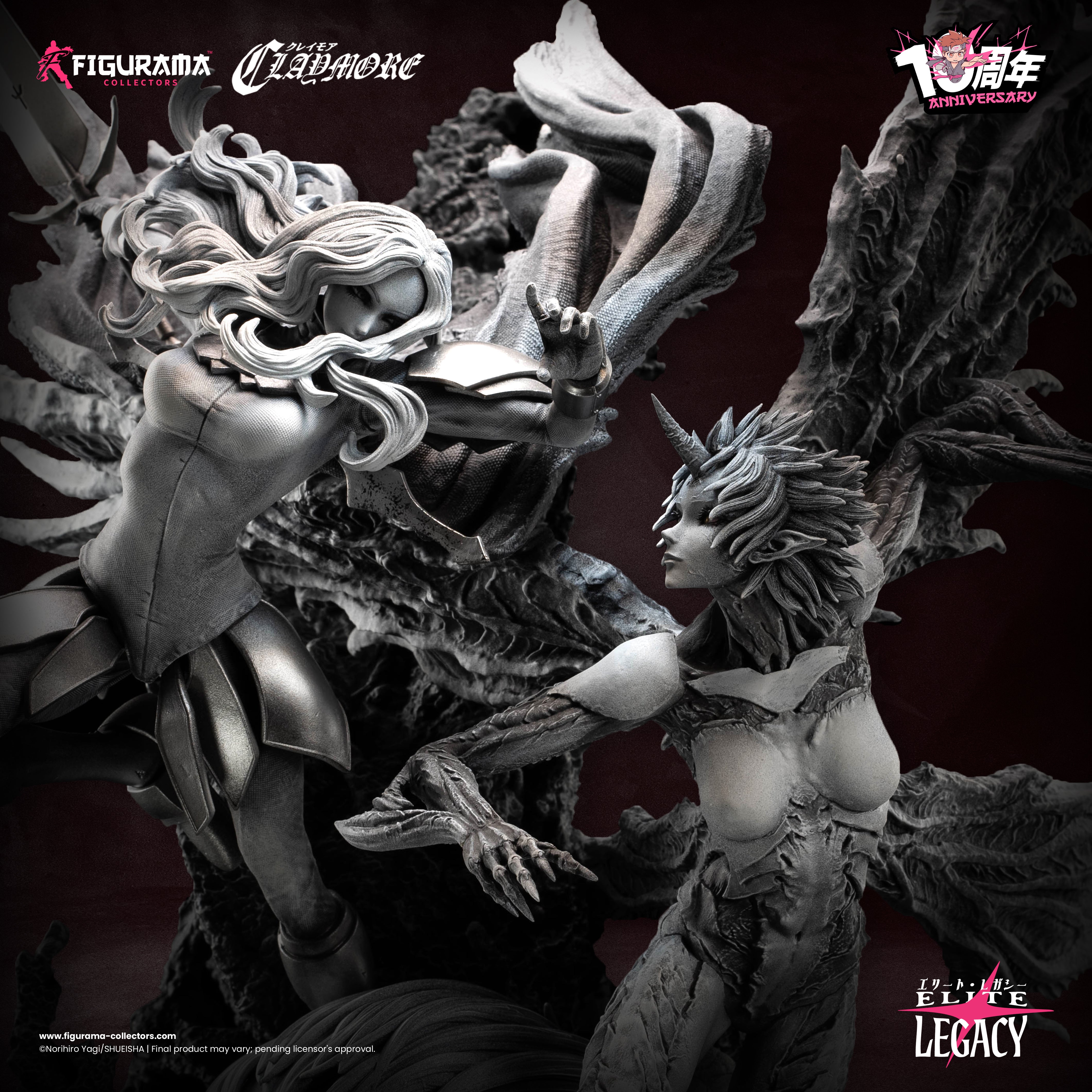 Claymore 1/6 Scale Statue 10th Anniversary Edition - Teresa vs