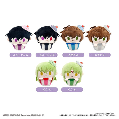 Code Geass Lelouch of the Rebellion Cupcake Tapinui - Plushes Complete Set of 6 Types [Pre-Order Dec 2026]