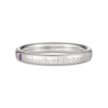 Code Geass Lelouch of the Rebellion x U treasure - Message Ring Lelouch Model (4 Types) [Pre-Order Dec 2026]