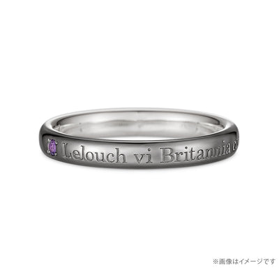 Code Geass Lelouch of the Rebellion x U treasure - Message Ring Lelouch Model (4 Types) [Pre-Order Dec 2026]