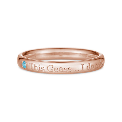 Code Geass Lelouch of the Rebellion x U treasure - Message Ring Suzaku Model (4 Types) [Pre-Order Dec 2026]