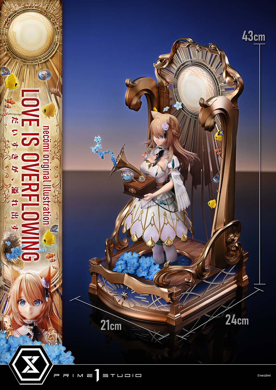Concept Masterline Figure - Love Is Overflowing Necomi Original Illustration [Pre-Order Dec 2027]
